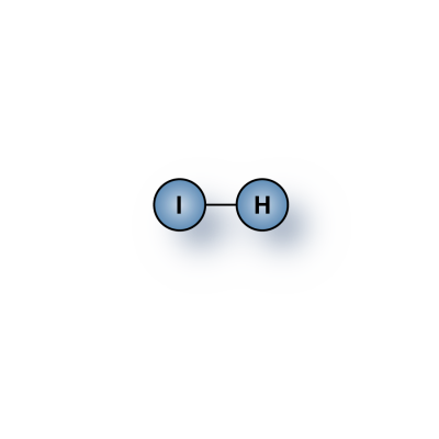 Hydrogen Iodide (HI) gas molecules for sale