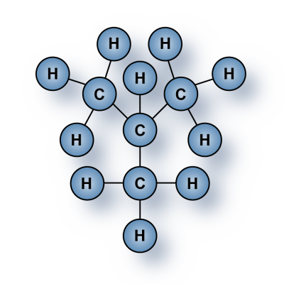 Highest Purity Isobutane (C4H10, R600A) gas molecules for sale