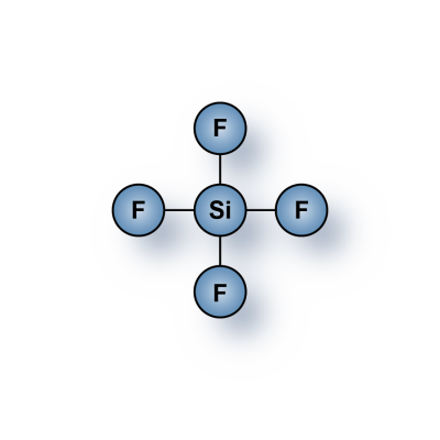 Highest purity Silicon Tetrafluoride (SiF4) molecules for sale