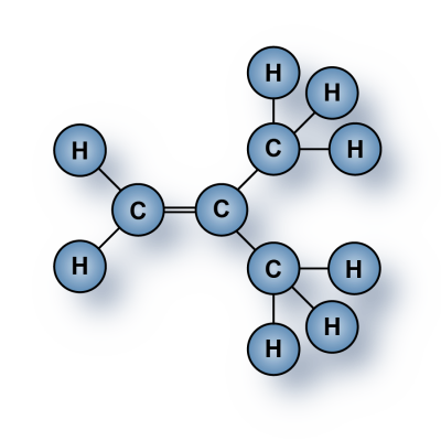 Highest purity Isobutylene (C4H8) gas molecule for sale product image