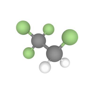 1,1,1,2-Tetrafluoroethane (CH2FCF3) gas molecules for sale