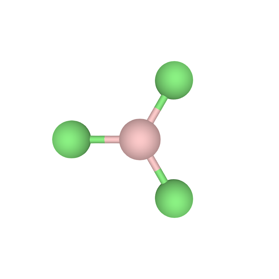 Boron Trichloride (BCl3) gas molecules for sale
