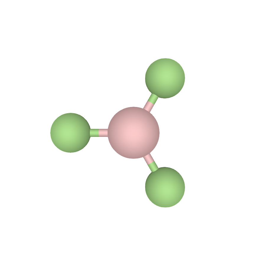 Boron Trifluoride (BF3) gas molecules for sale