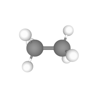 Ethane Gas (C2H6, R170) molecules for sale
