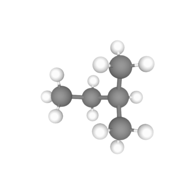 Highest purity Isopentane (C5H12, R601A) gas molecules