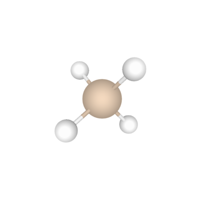 Highest purity Silane (SiH4) gas molecules for sale