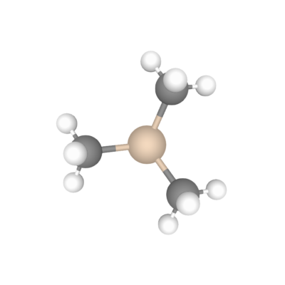 Trimethylsilane (C3H10Si, 3MS) gas molecules for sale