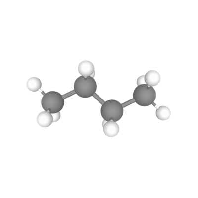 Highest purity N-Butane (C4H10, R600A) gas molecules for sale